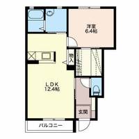 クラヴィエ亘徳の間取り