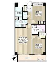 東京都世田谷区船橋3(マンション)の賃貸物件の間取り