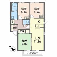 ベルハイツの間取り