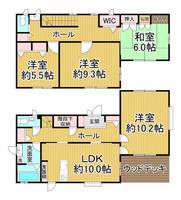 兵庫県西宮市寿町(一戸建)の賃貸物件の間取り