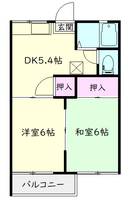 コーポカトレアAの間取り