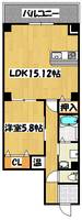 物件の間取り画像