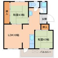 滑石団地E棟の間取り