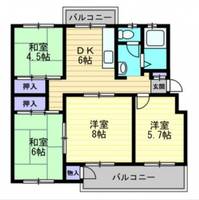 旭川ハイツの間取り