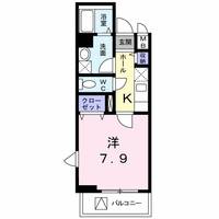 東京都立川市富士見町1(マンション)の賃貸物件の間取り