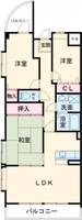 兵庫県神戸市西区二ツ屋2(マンション)の賃貸物件の間取り