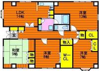 WELLNESSハレルヤの間取り