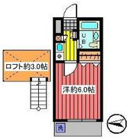 埼玉県さいたま市浦和区瀬ヶ崎4(アパート)の賃貸物件の間取り