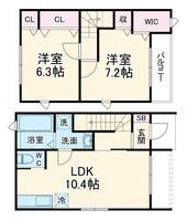 物件の間取り画像