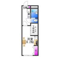 レオパレス喜連北IIの間取り