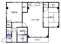 第6ひかりハイツの間取り