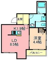 ウィンオダギリの間取り