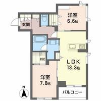 ヴィラ ゼルコバの間取り
