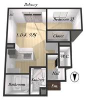 物件の間取り画像