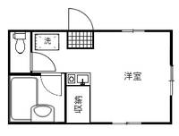 コーポ東の間取り