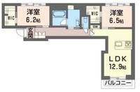 アゼリア鹿島の間取り