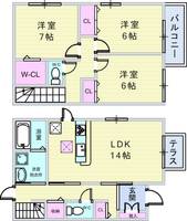 物件の間取り画像