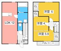 物件の間取り画像