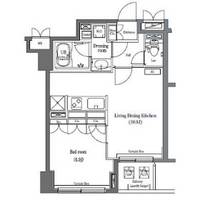 東京都中央区日本橋馬喰町1(マンション)の賃貸物件の間取り