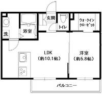 物件の間取り画像
