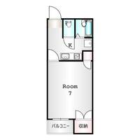 群馬県高崎市下中居町(アパート)の賃貸物件の間取り
