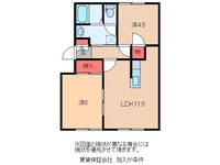 ホープホーム B棟の間取り