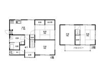 広島県福山市駅家町大字万能倉(一戸建)の賃貸物件の間取り