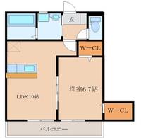 パルフェ二番館の間取り