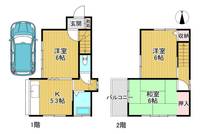埼玉県狭山市大字東三ツ木(一戸建)の賃貸物件の間取り