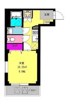 b’CASA深川森下の間取り