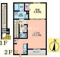埼玉県白岡市新白岡7(アパート)の賃貸物件の間取り