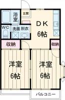 サンクリード高幡の間取り