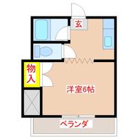 メゾン唐湊第二ビルの間取り