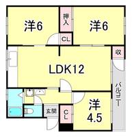 物件の間取り画像