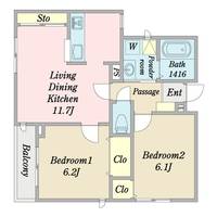 物件の間取り画像