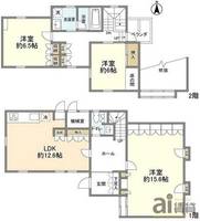 東京都練馬区富士見台2(一戸建)の賃貸物件の間取り