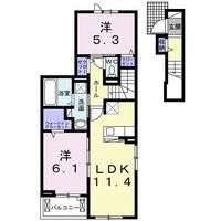 アンフィニ ルミエールIの間取り