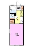 セジュール宮内 C棟の間取り