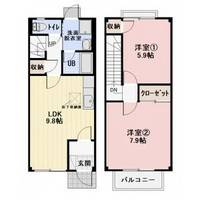 三重県鈴鹿市南堀江1(一戸建)の賃貸物件の間取り