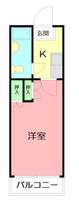 神奈川県秦野市曽屋(アパート)の賃貸物件の間取り