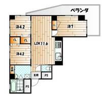 物件の間取り画像