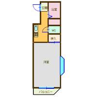 飯田コーポアベの間取り