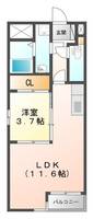 S-FORT鈴鹿(エスフォート鈴鹿)の間取り