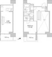 カナルフロント芝浦の間取り