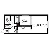 北海道札幌市中央区南十二条西9(マンション)の賃貸物件の間取り