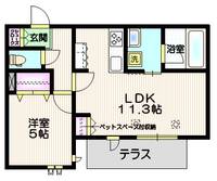 埼玉県川口市芝4(マンション)の賃貸物件の間取り