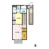 東京都武蔵村山市大南3(アパート)の賃貸物件の間取り