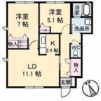 クレシェンドKの間取り