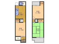 大阪府門真市舟田町(一戸建)の賃貸物件の間取り