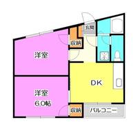 埼玉県所沢市大字山口(マンション)の賃貸物件の間取り